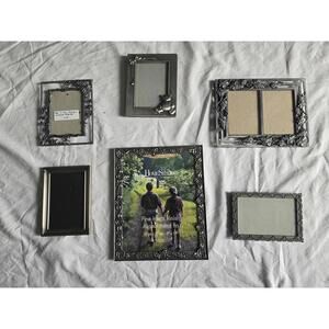 Set of 6 Decorative Vintage Style Picture Frames